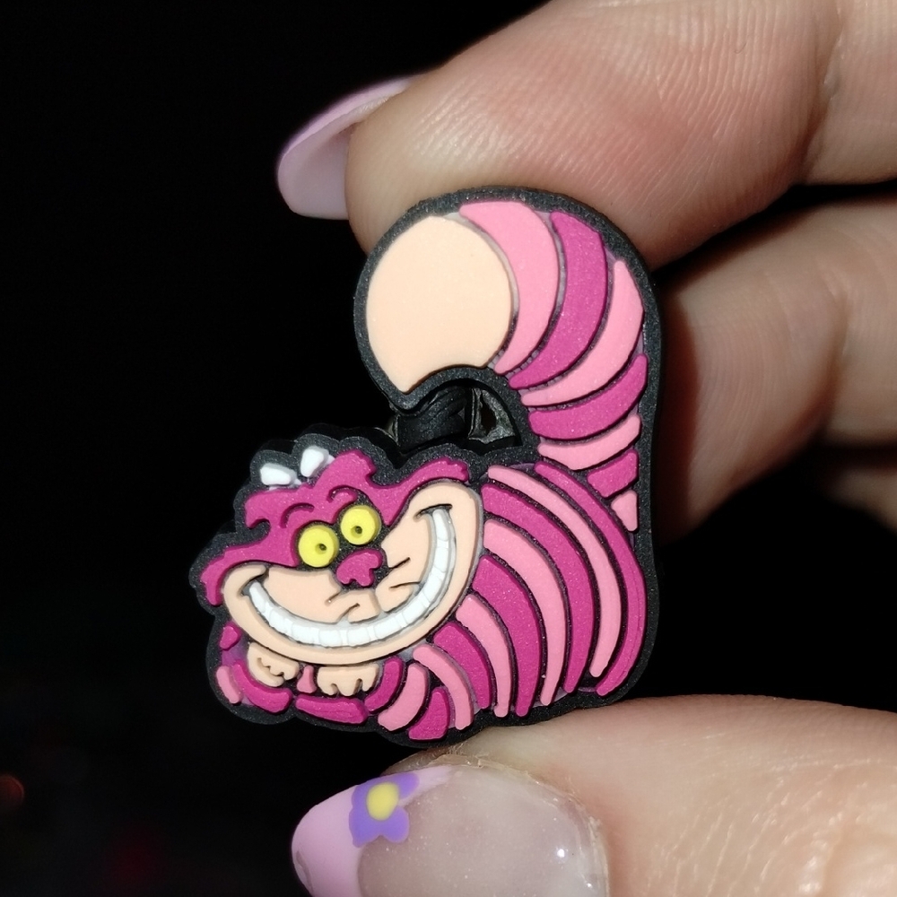 Homemade Cheshire Cat Inspired Croc Charms